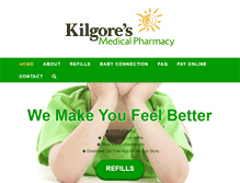 Tablet Screenshot of kilgoresrx.com